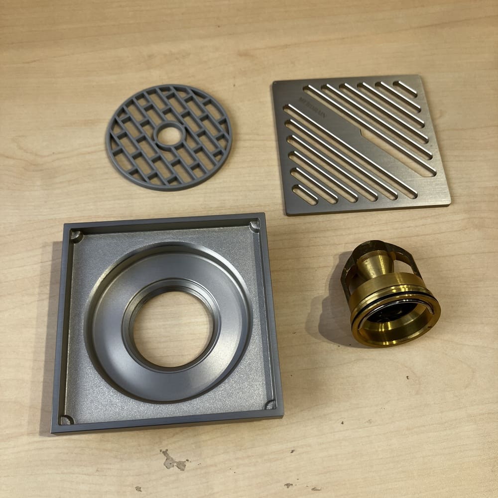 Phễu thoát sàn vuông 10x10cm MERDRAIN MD-S7063