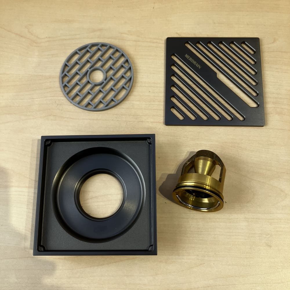 Phễu thoát sàn vuông 10x10cm MERDRAIN MD-S7063