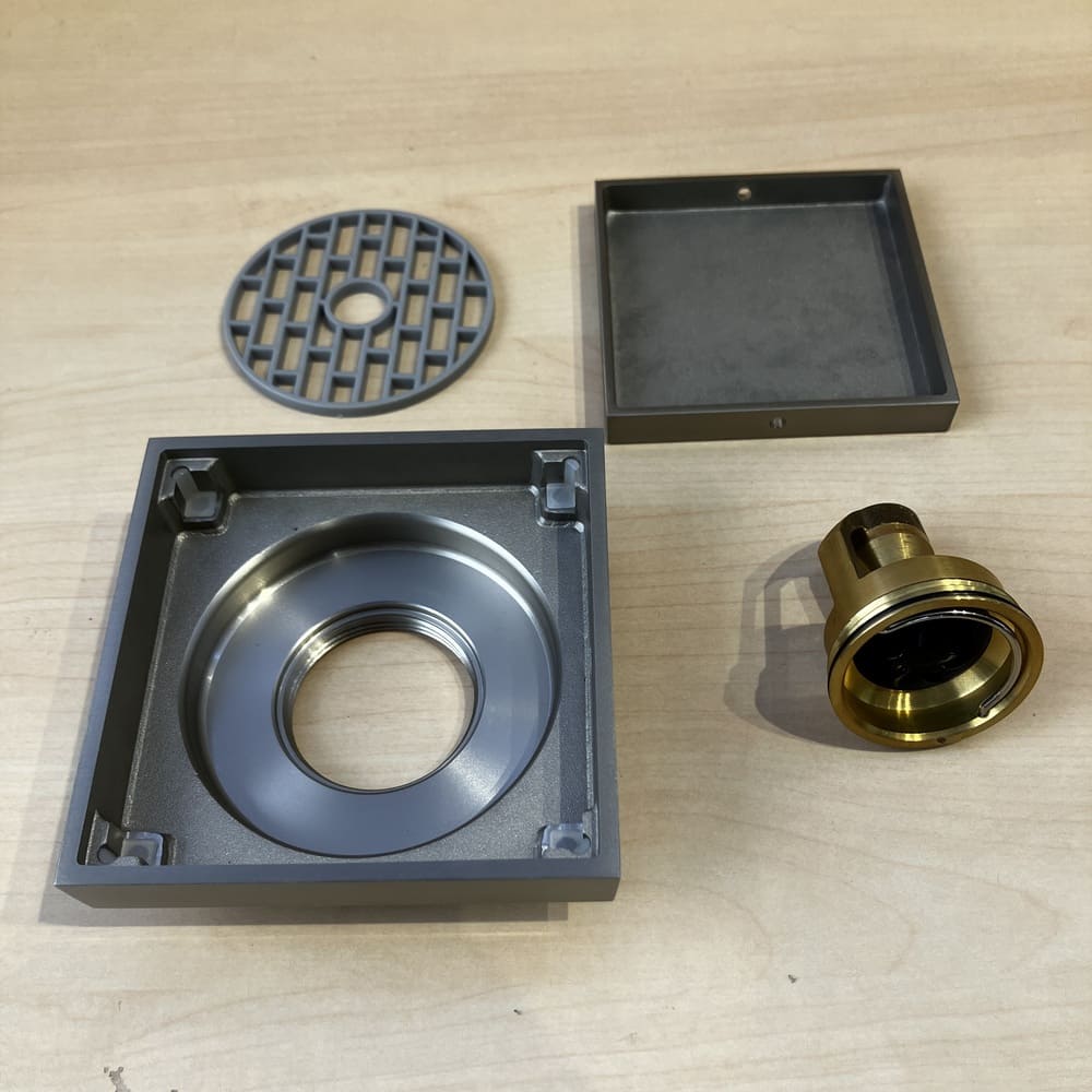 Phễu thoát sàn lát gạch 10x10cm MERDRAIN MD-S8012