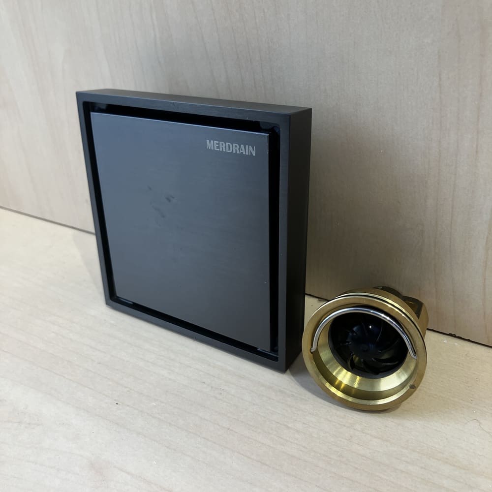 Phễu thoát sàn lát gạch 10x10cm MERDRAIN MD-S8012