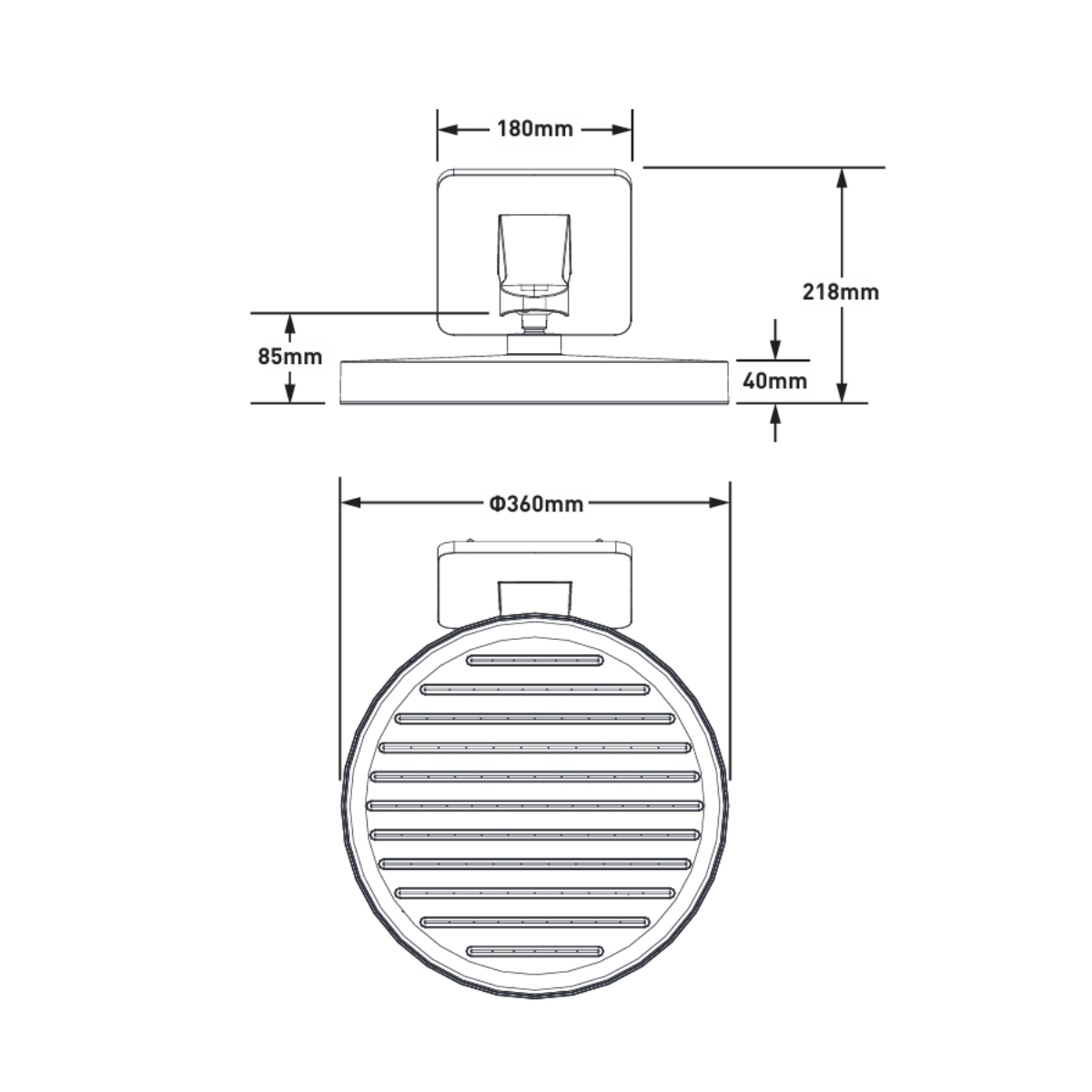 Đầu sen tròn MOEN MR23014BL