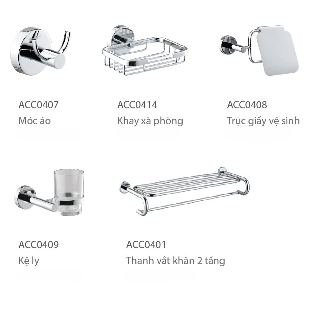 Bộ phụ kiện nhà tắm STEROPE MOEN