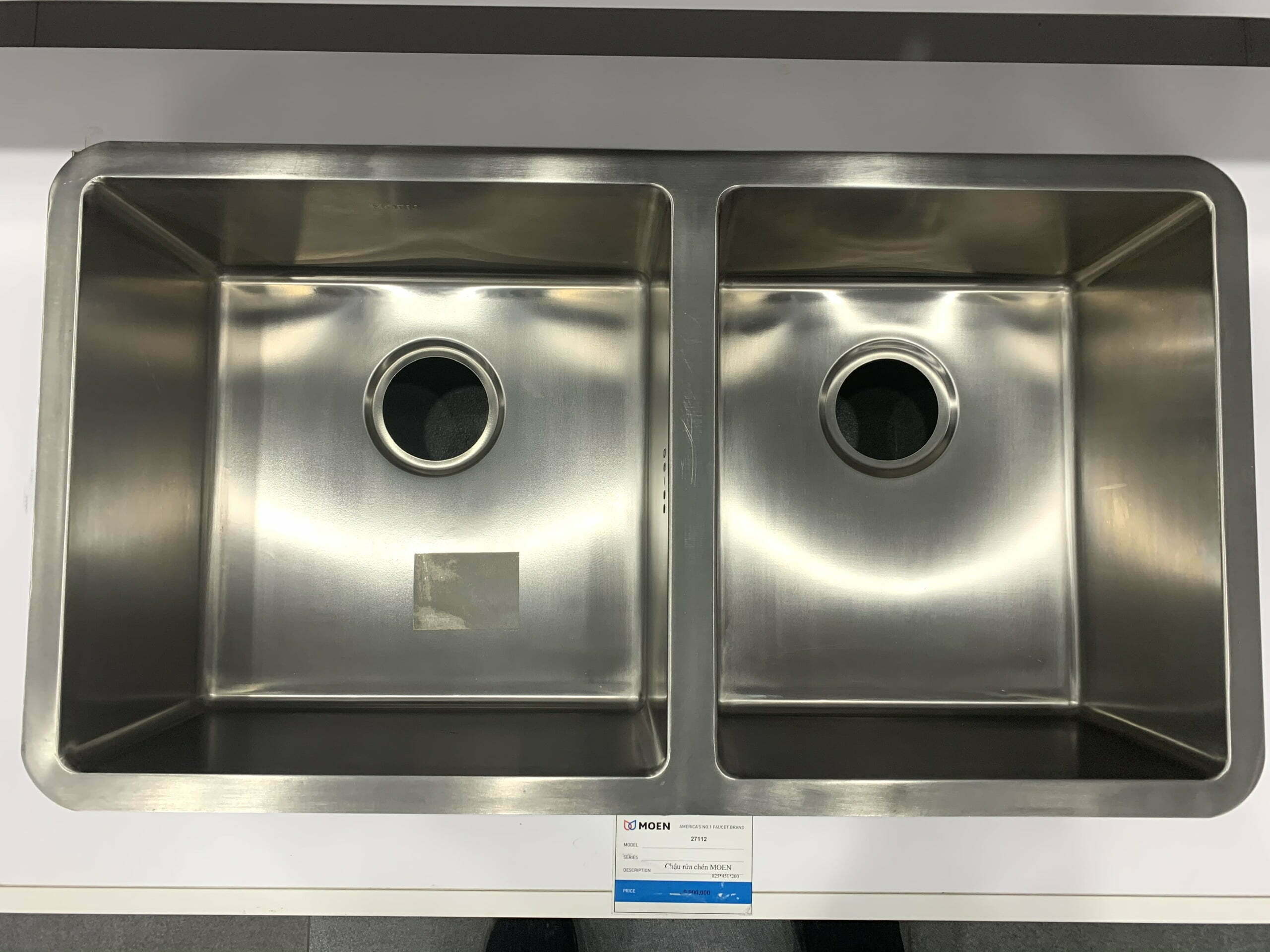 Chậu rửa chén bát 2 hộc Silky Finish MOEN 27112