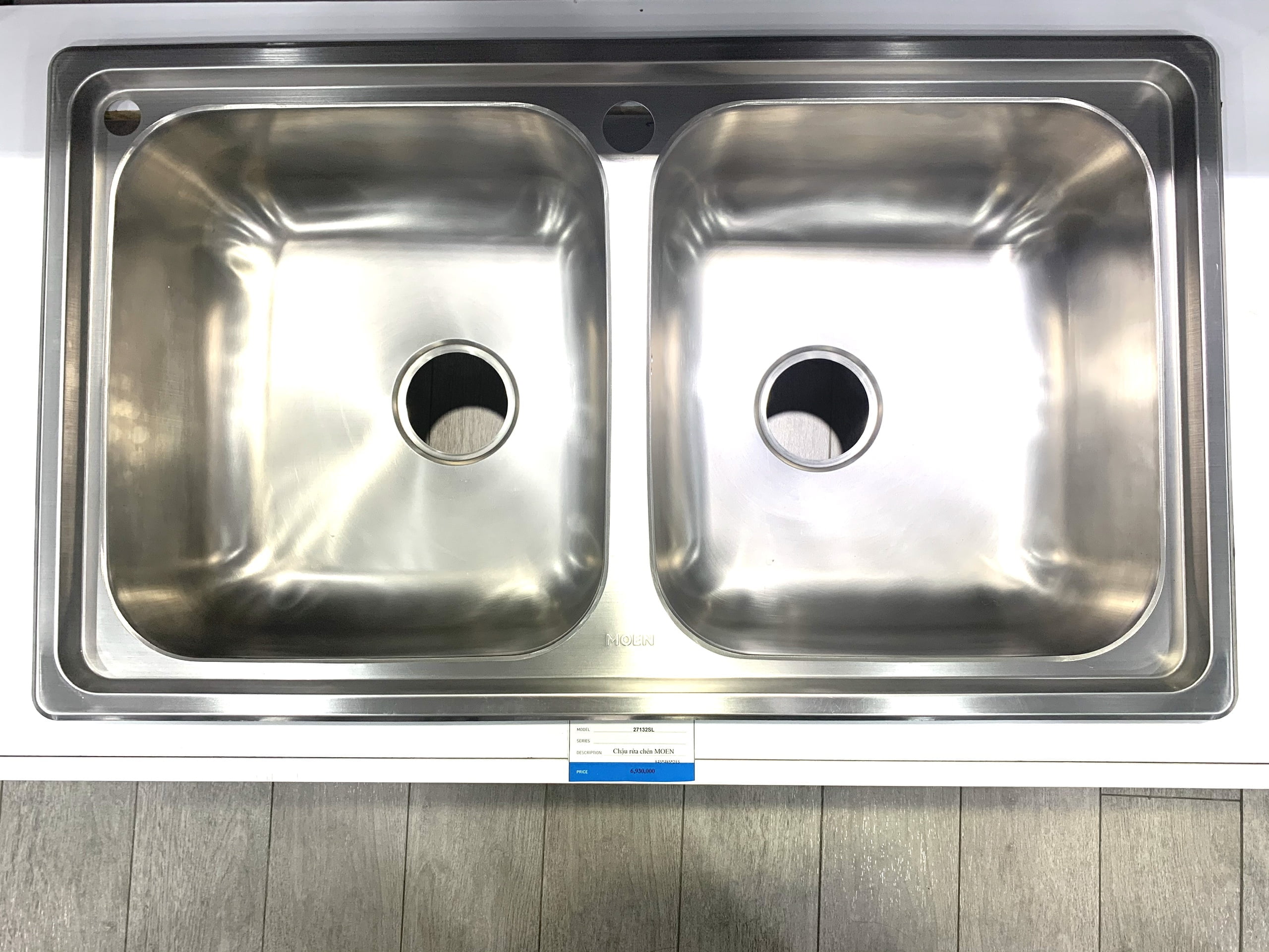 Chậu rửa chén 2 hố Sand Finish MOEN 27132SL