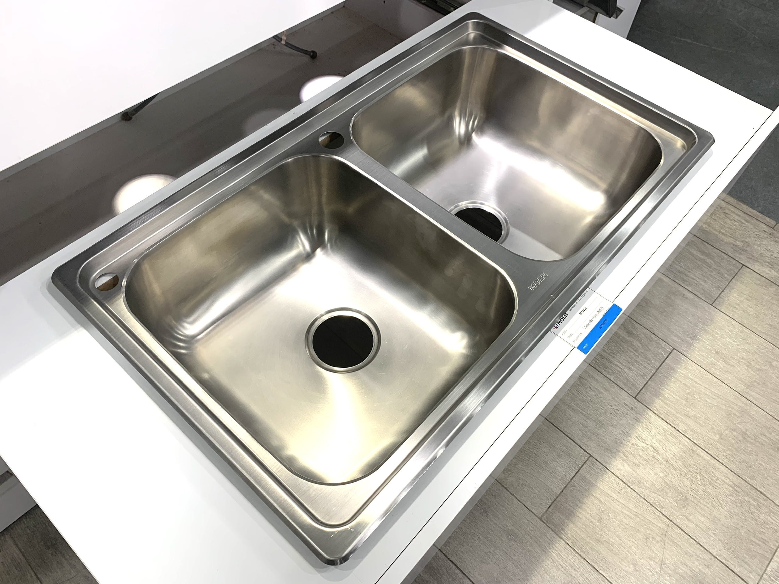 Chậu rửa chén 2 hố Sand Finish MOEN 27132SL