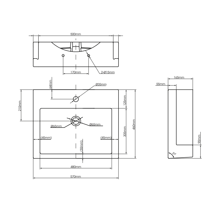 Chậu rửa mặt lavabo bán âm MOEN SW51631