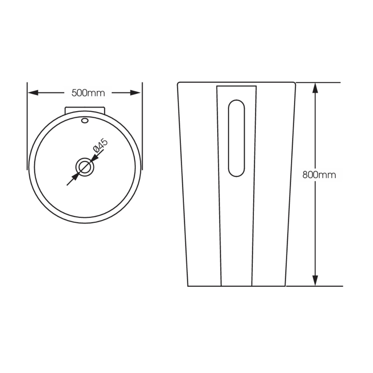 Lavabo đặt sàn MOEN BC9903-158