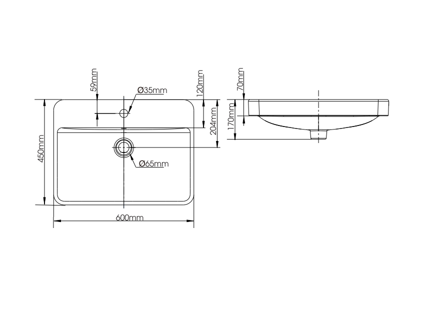 Chậu lavabo đặt bàn MOEN SW51561