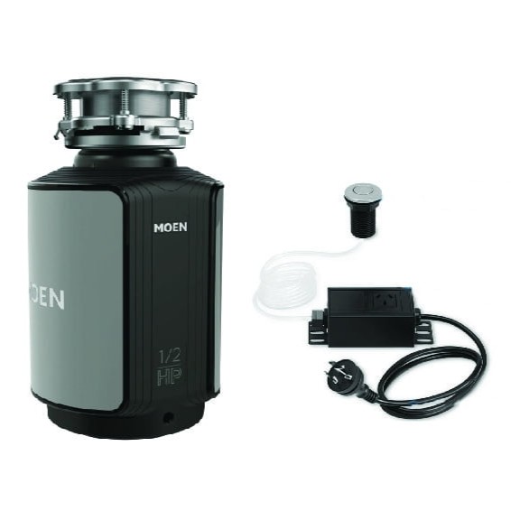 Máy xay rác bồn rửa chén + bộ nút nhấn MOEN GX50MCL+PJW1001