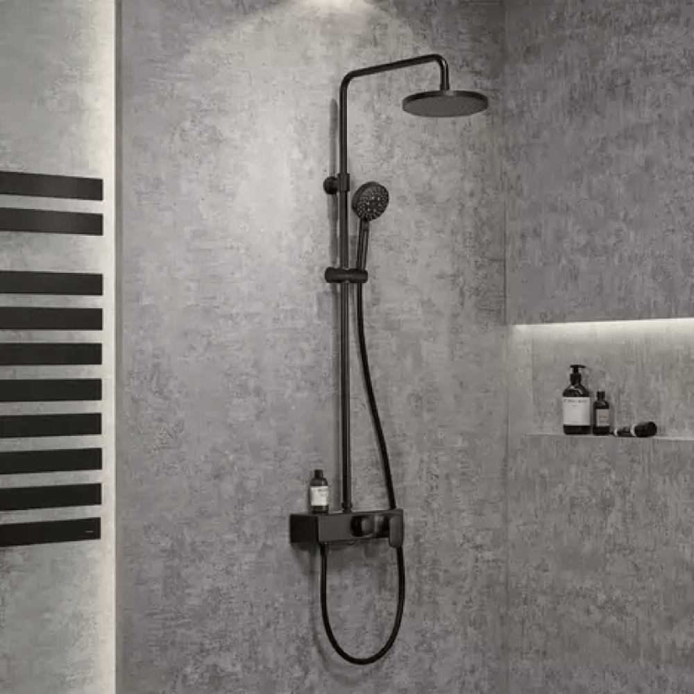 Sen cây tắm đứng nóng lạnh MOEN 15134BL