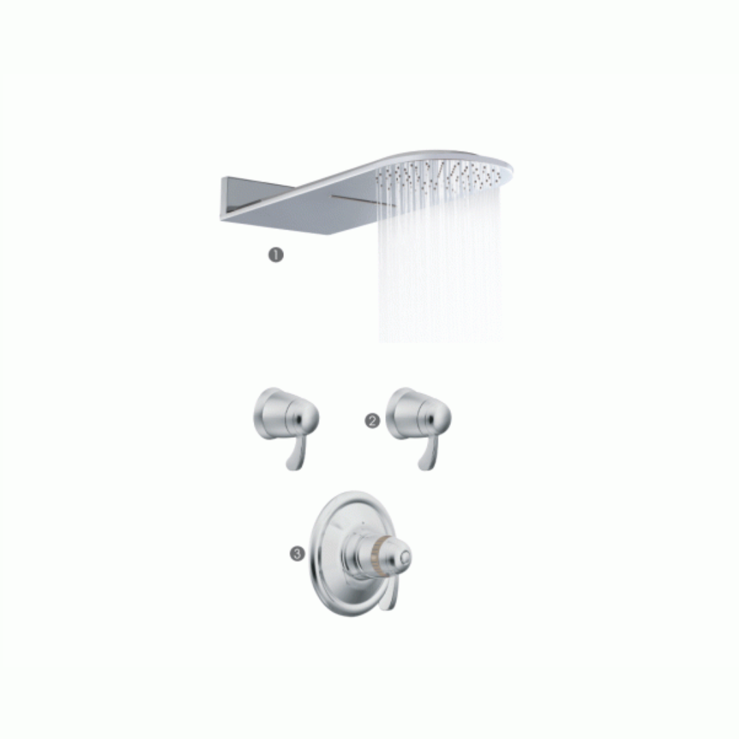 Bộ vòi sen tắm âm tường MOEN M22050+TS3600+S3600(2)+TS3411+S3371