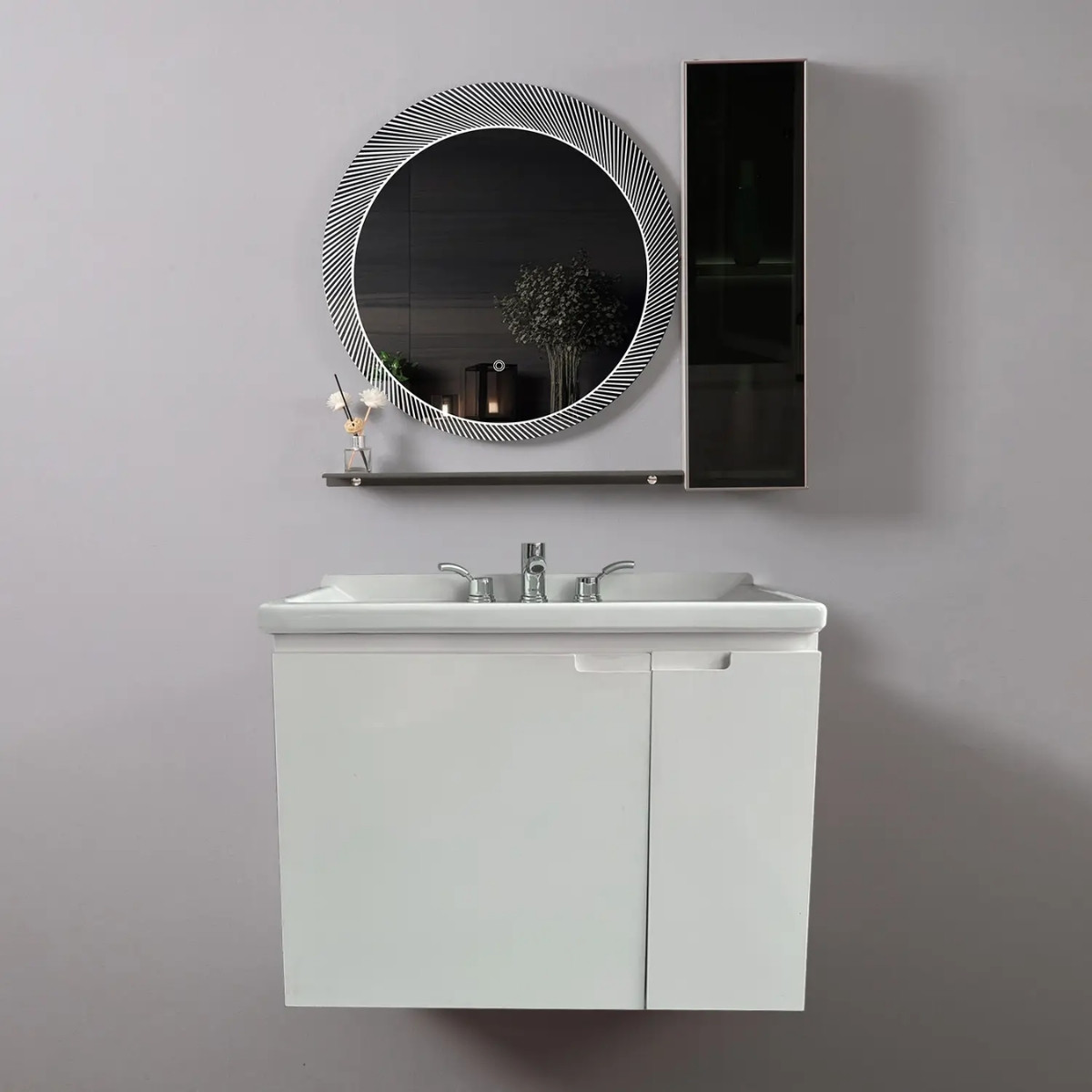 Bộ tủ lavabo gỗ Chicago MOEN TG BC0804-801