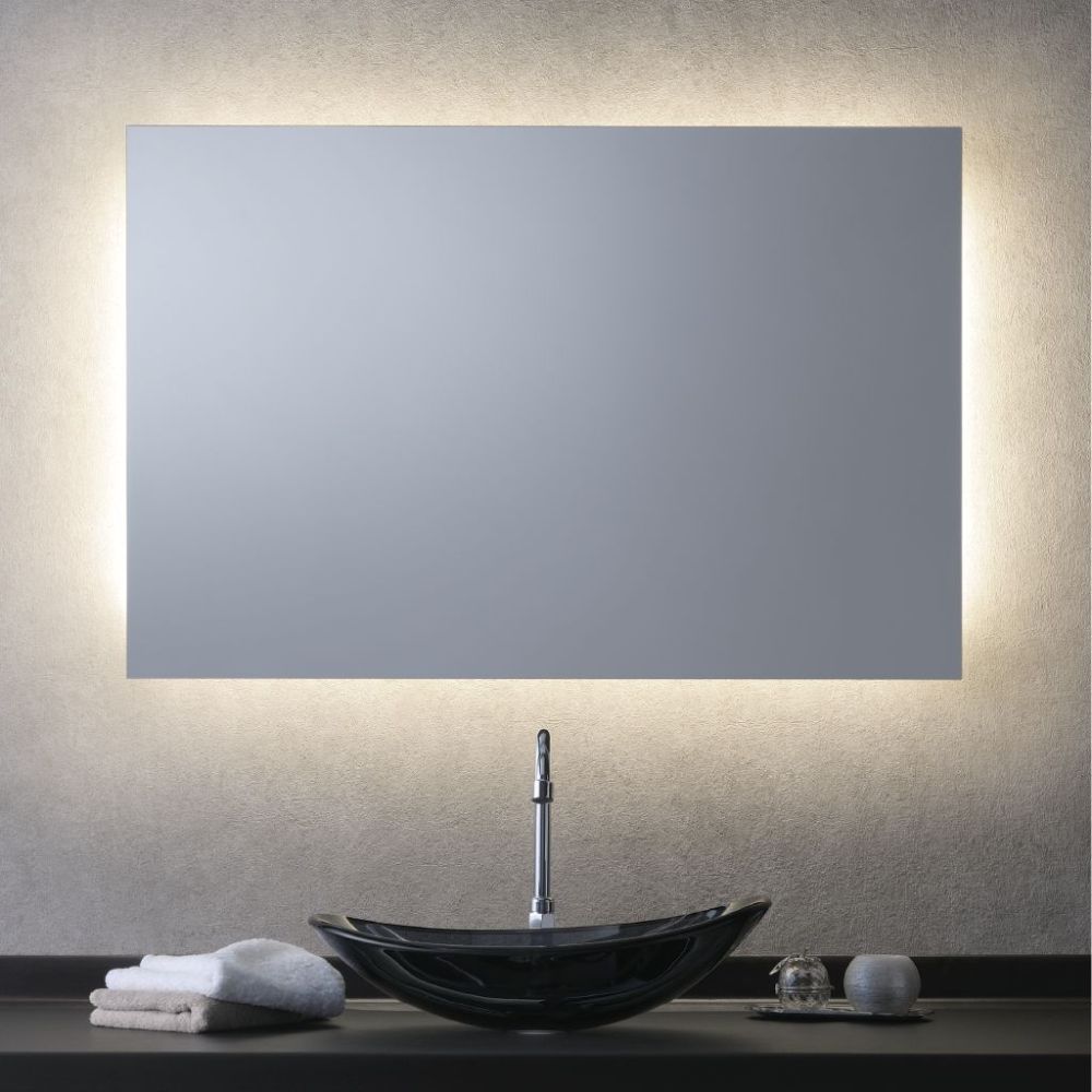 Gương led chữ nhật 90x60cm MotoM MBK018R-LV/WV