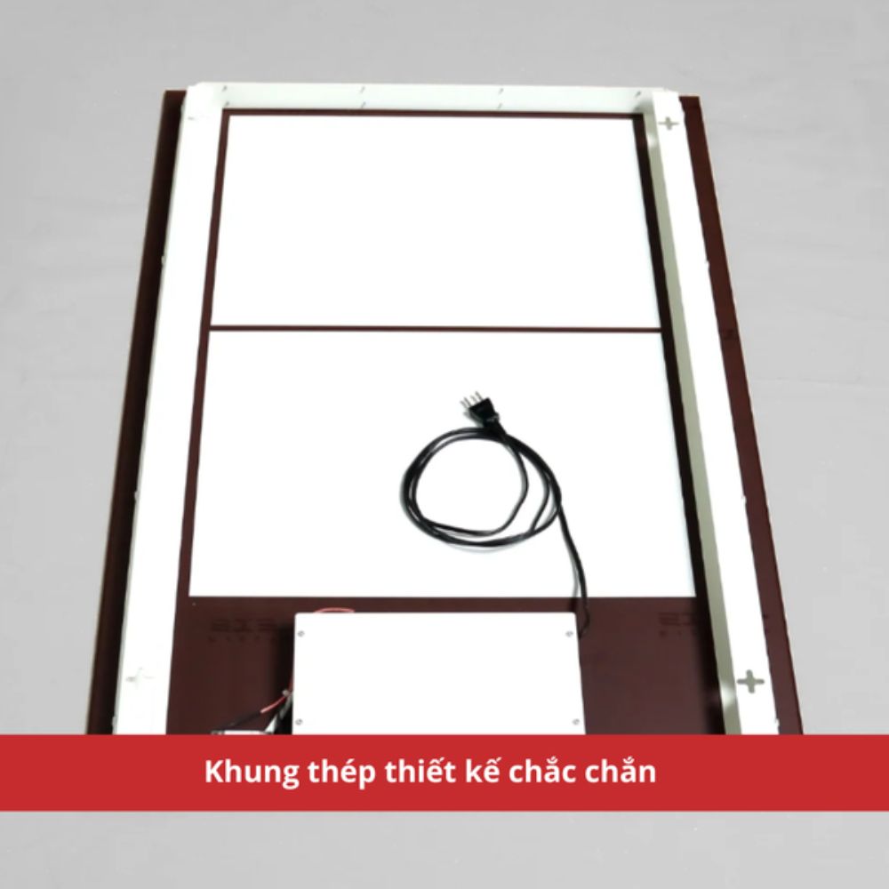 Gương led chữ nhật 90x60cm MotoM MBK018R-LV/WV