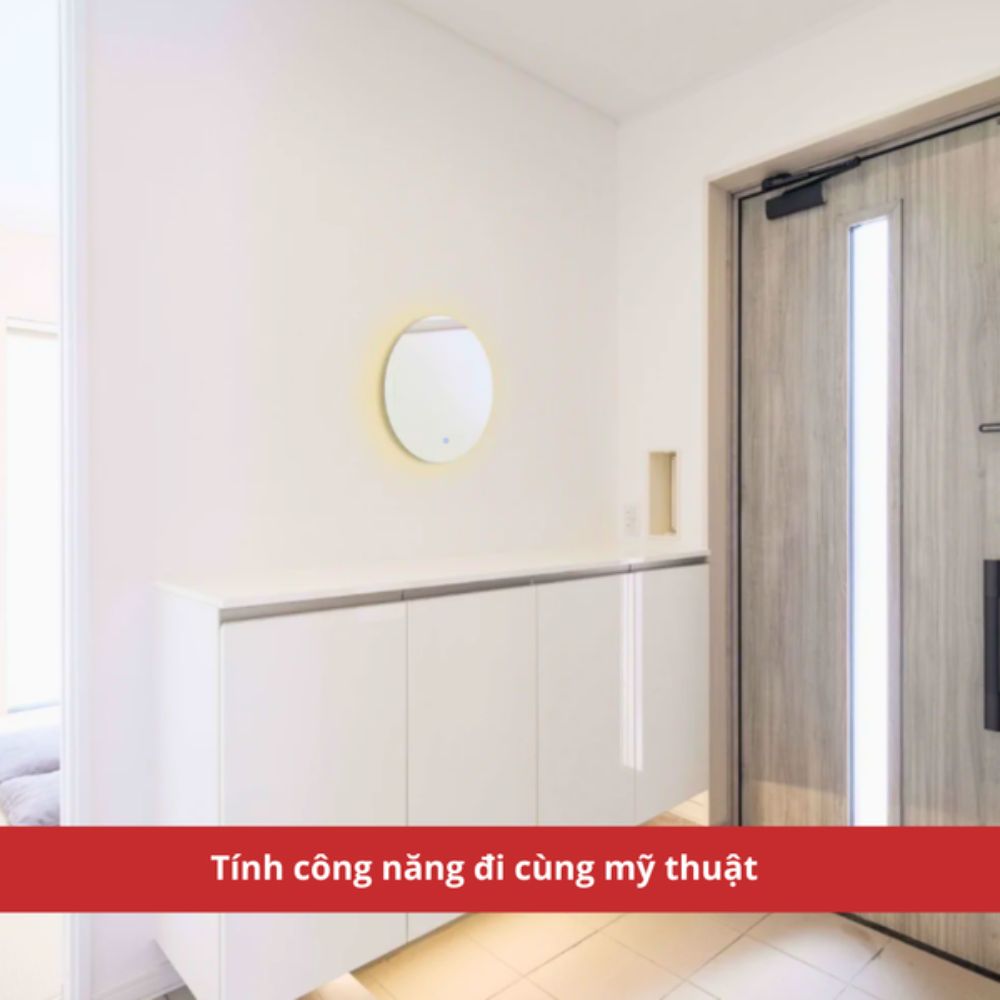 Gương led tròn D60cm MotoM MBK041-LV/WV