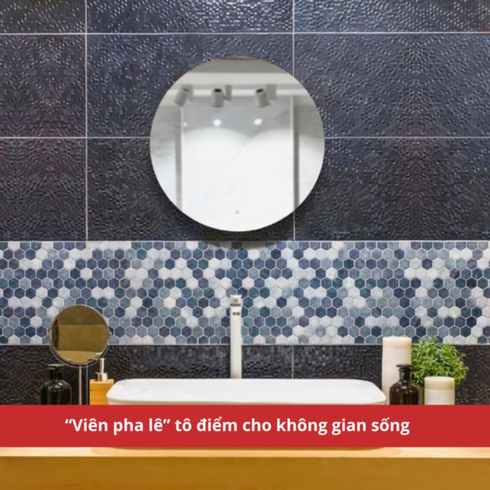 Gương led tròn D60cm MotoM MBK041-LV/WV