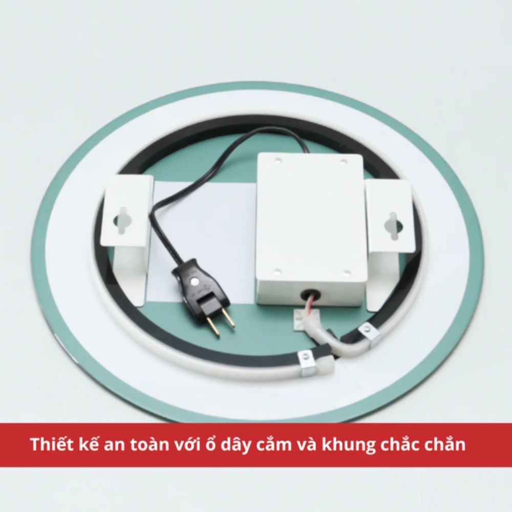 Gương led tròn D60cm MotoM MBK041-LV/WV