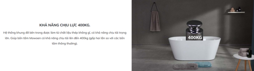 Bồn tắm đặt sàn 1.5m MOWOEN MW8201P-150