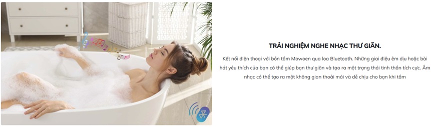 Bồn tắm đặt sàn massage 1.6m MOWOEN MW8217FB-160