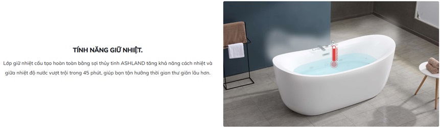 Bồn tắm đặt sàn massage 1.6m MOWOEN MW8217FB-160