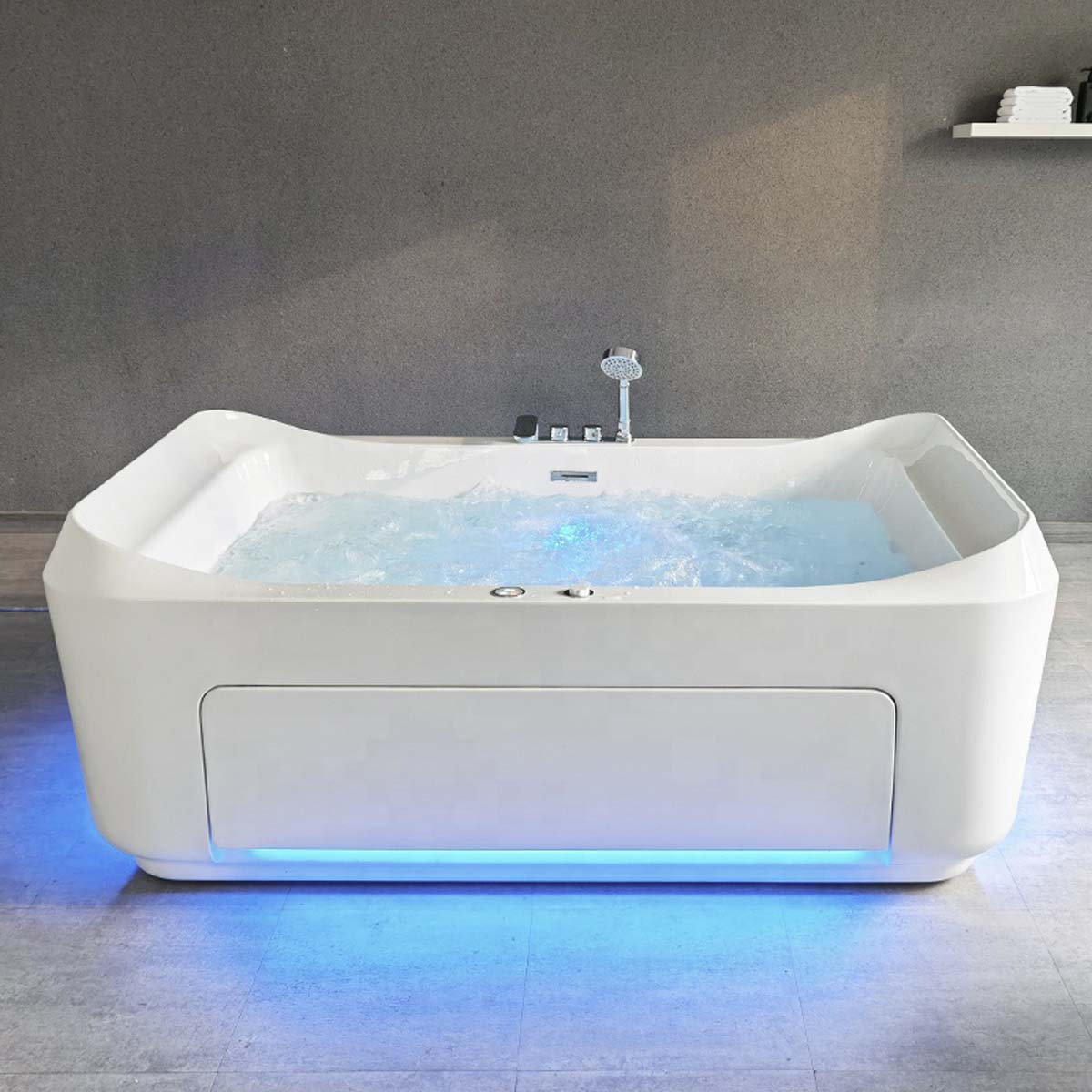 Bồn tắm đặt sàn massage 1.8m gồm vòi MOWOEN MW8123-180.2MS