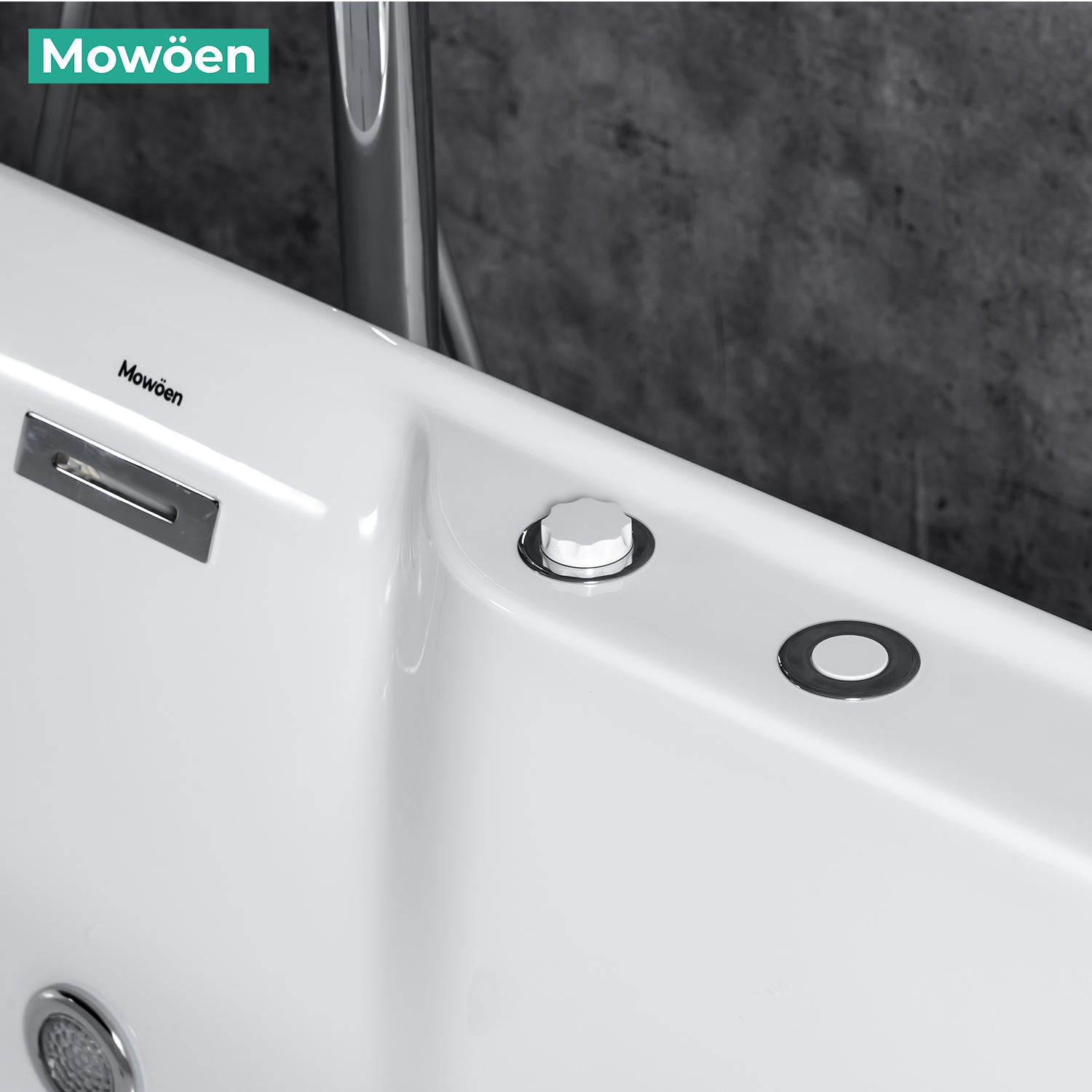 Bồn tắm đặt sàn massage 1.7m MOWOEN MW8166-170.MS