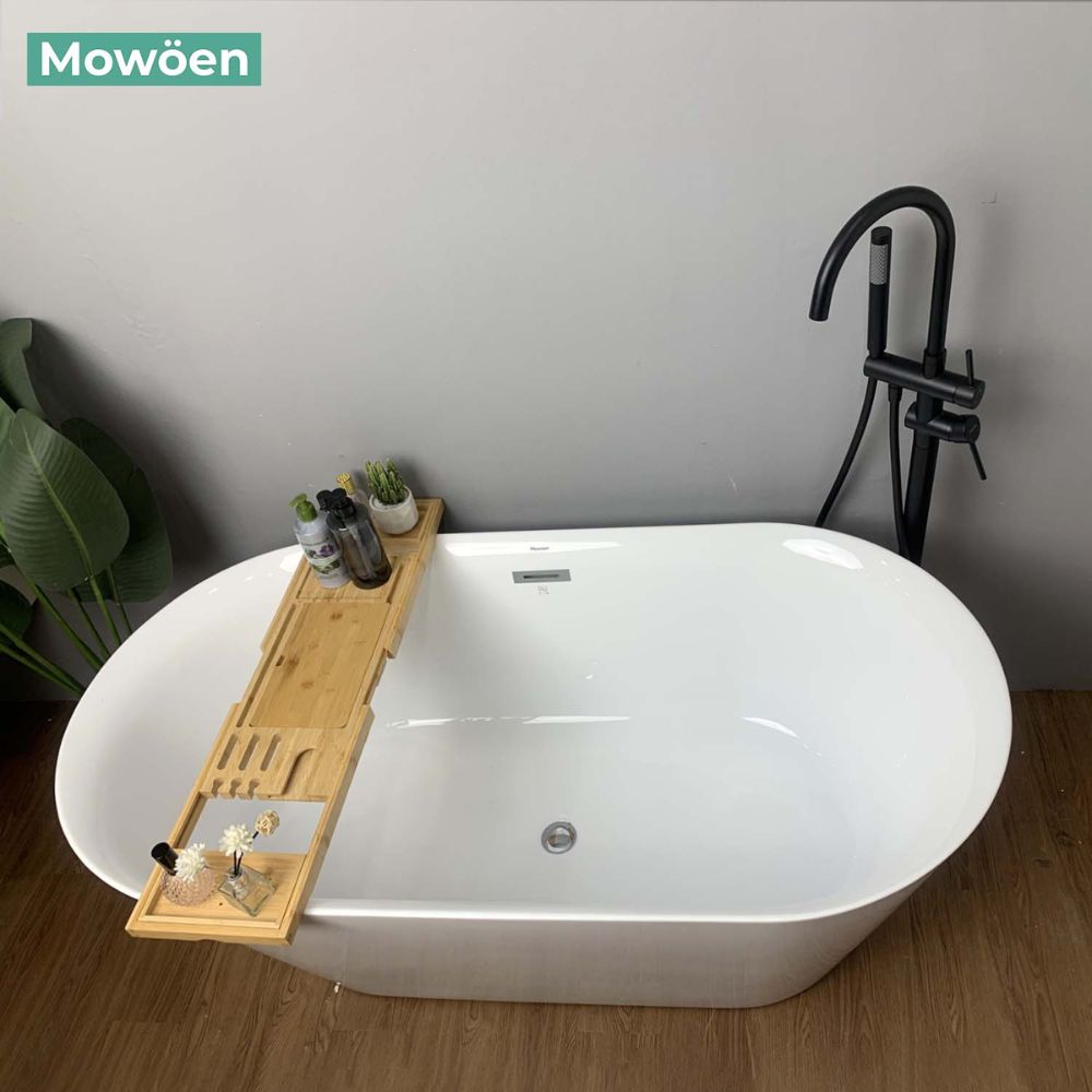 Bồn tắm đặt sàn 1.5m CURVED MOWOEN MW8201S-150