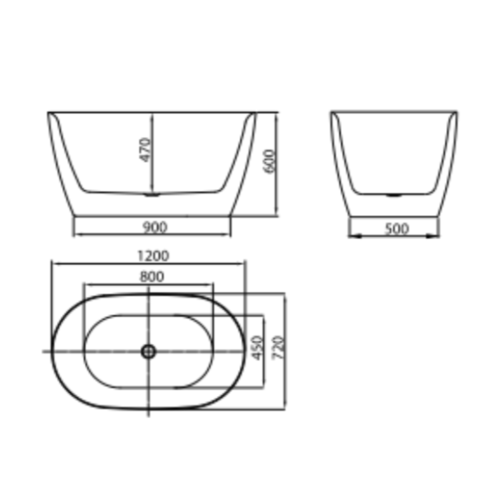 Bồn tắm đặt sàn 1.2m CURVED MOWOEN MW8202-120