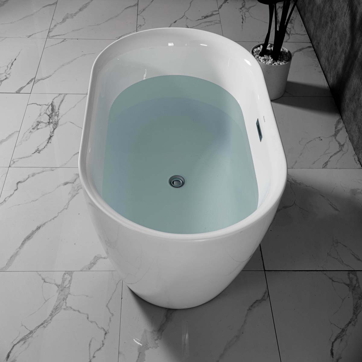 Bồn tắm đặt sàn 1.2m CURVED MOWOEN MW8202-120