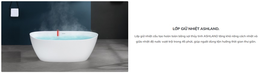 Bồn tắm đặt sàn 1.65m MOWOEN MW8223P-165