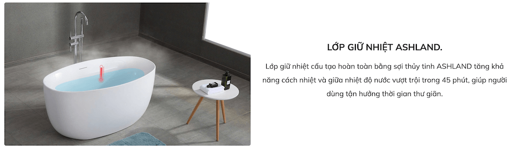 Bồn tắm đặt sàn 1.3m MOWOEN MW8227P–130