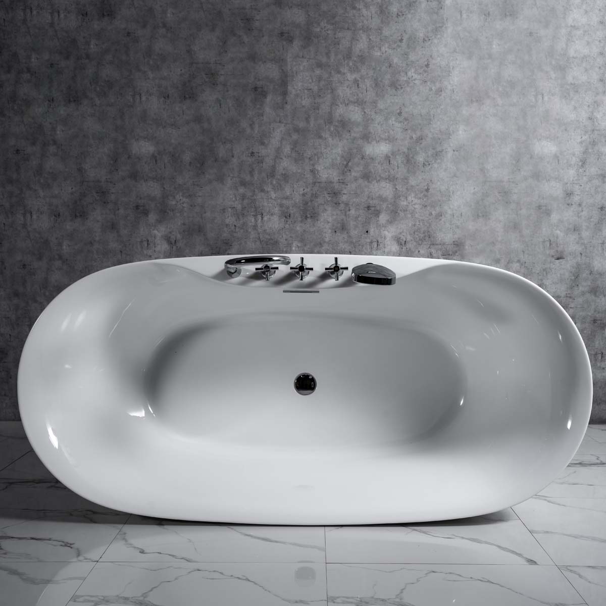 Bồn tắm đặt sàn 1.7m gồm vòi MOWOEN MW8237F-170