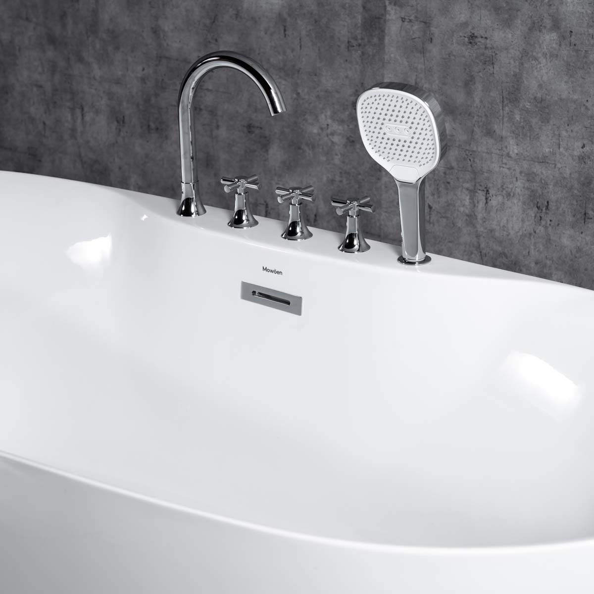 Bồn tắm đặt sàn 1.7m gồm vòi MOWOEN MW8237F-170