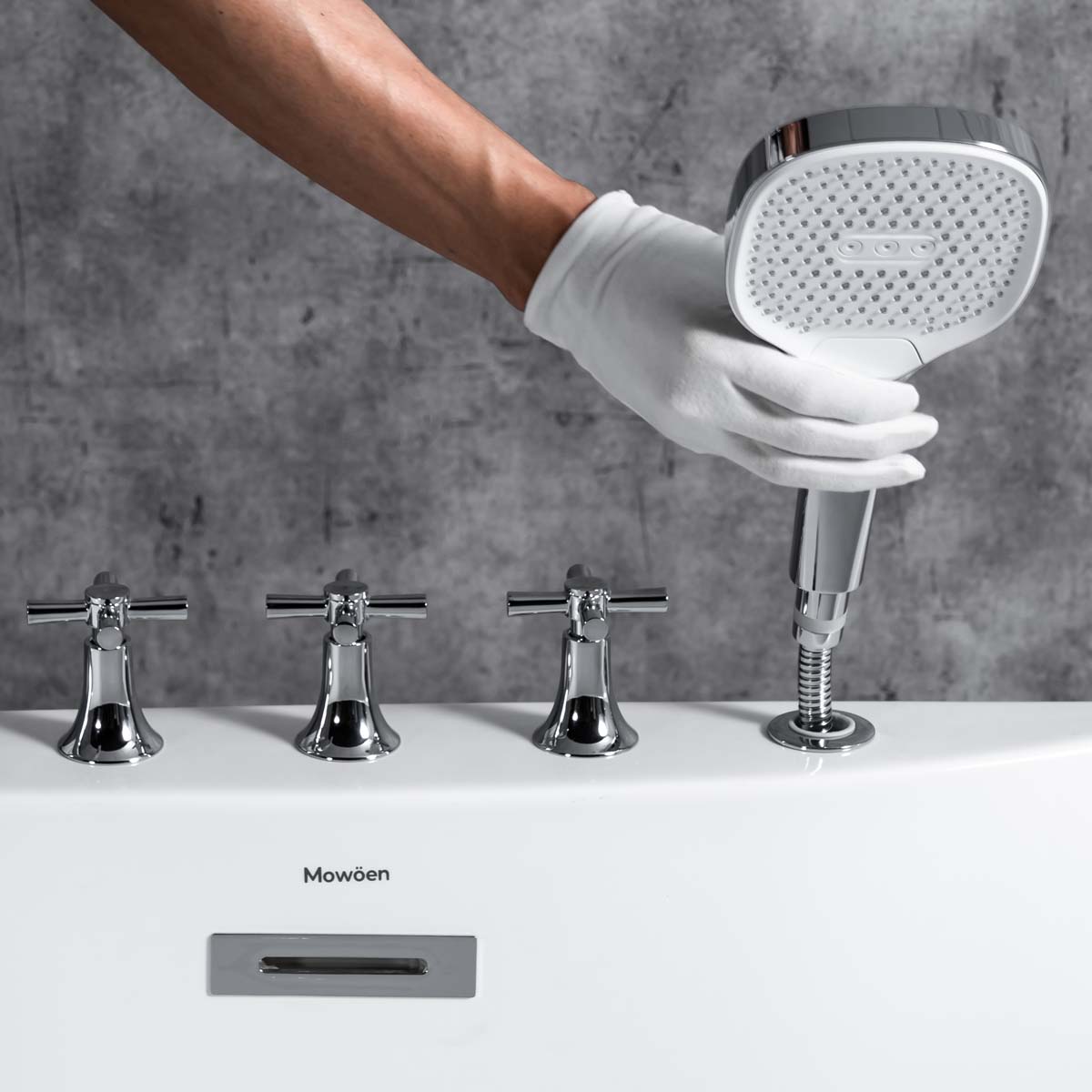 Bồn tắm đặt sàn 1.7m gồm vòi MOWOEN MW8237F-170