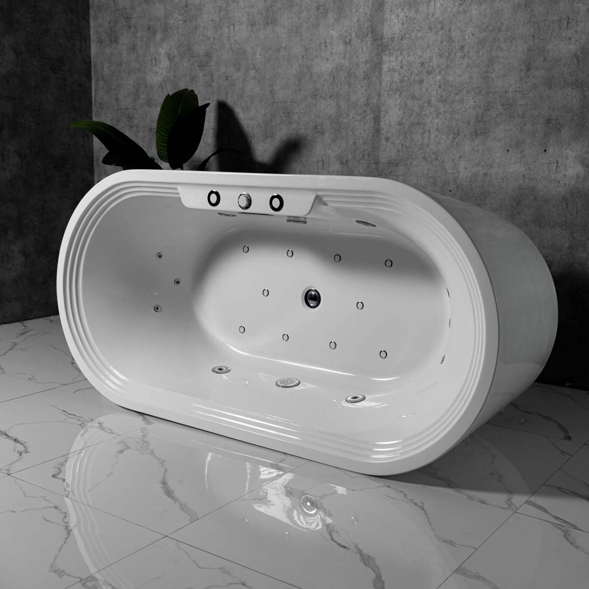 Bồn tắm đặt sàn massage 1.7m MOWOEN MW8306B-170.MS