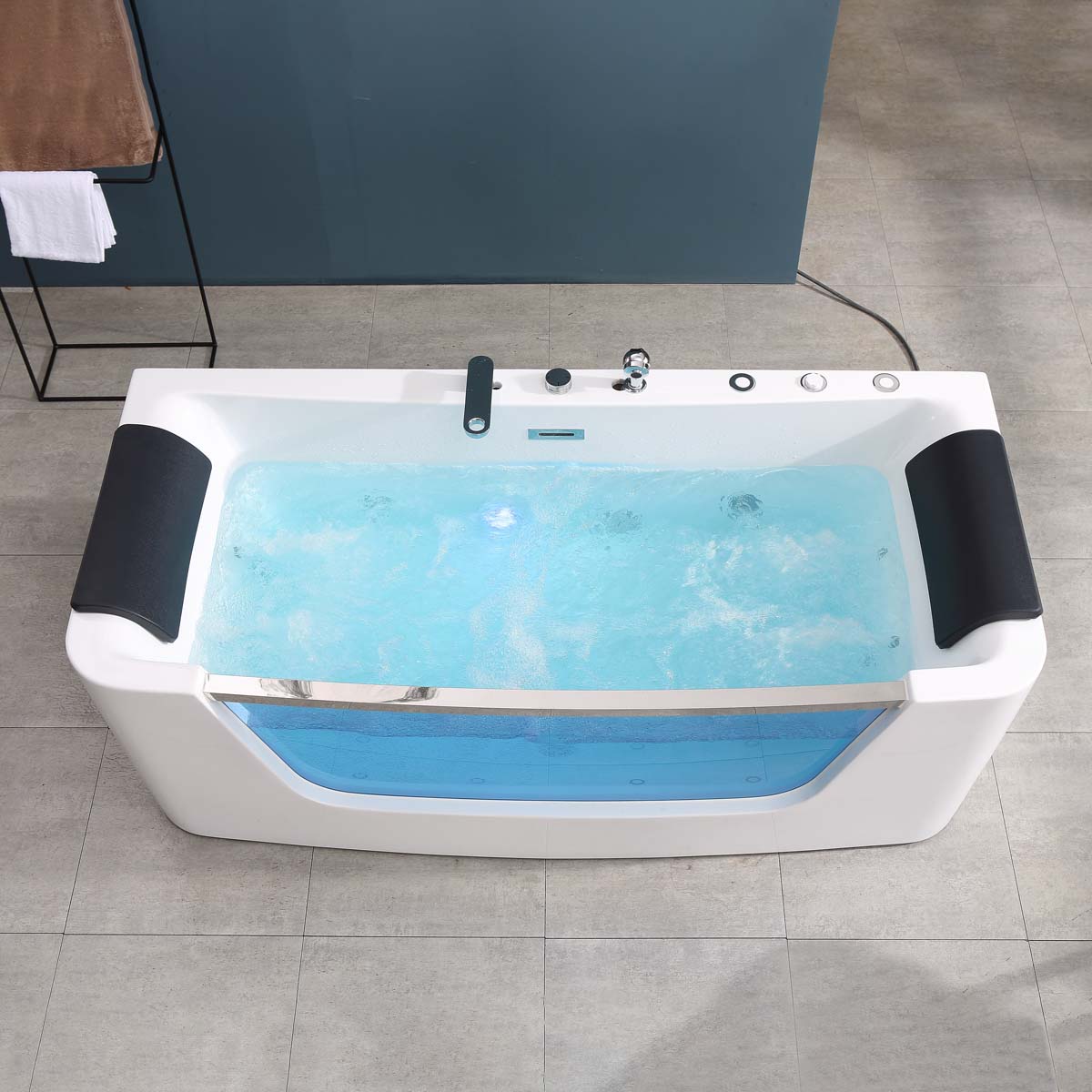 Bồn tắm đặt sàn massage 1.7m MOWOEN MW8308-170.MS