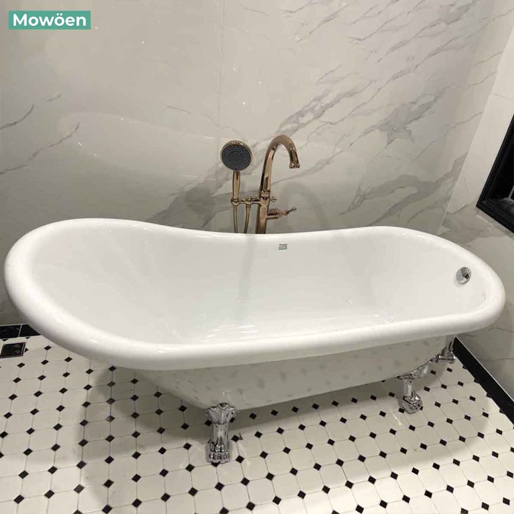 Bồn tắm đặt sàn tân cổ điển 1.8m MOWOEN MW905-180