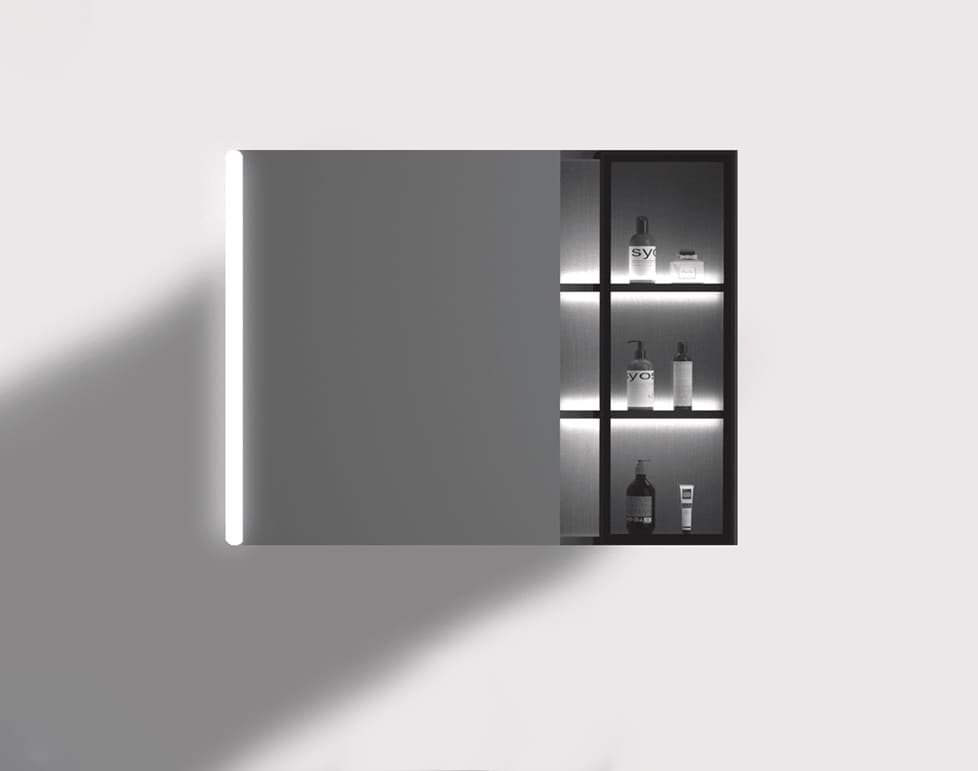 Tủ gương có đèn LED sizre 950mm Mowoen MW6635B-100M
