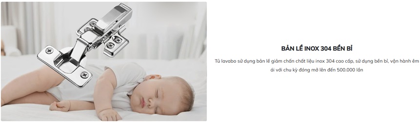 Đặc điểm nổi bật bộ tủ chậu và tủ gương MOWOEN MW2708-80PVC