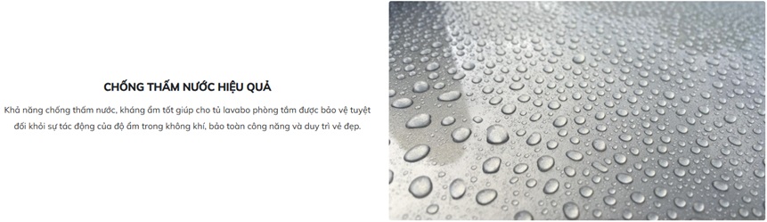 Đặc điểm nổi bật bộ tủ chậu và tủ gương MOWOEN MW2708-80PVC