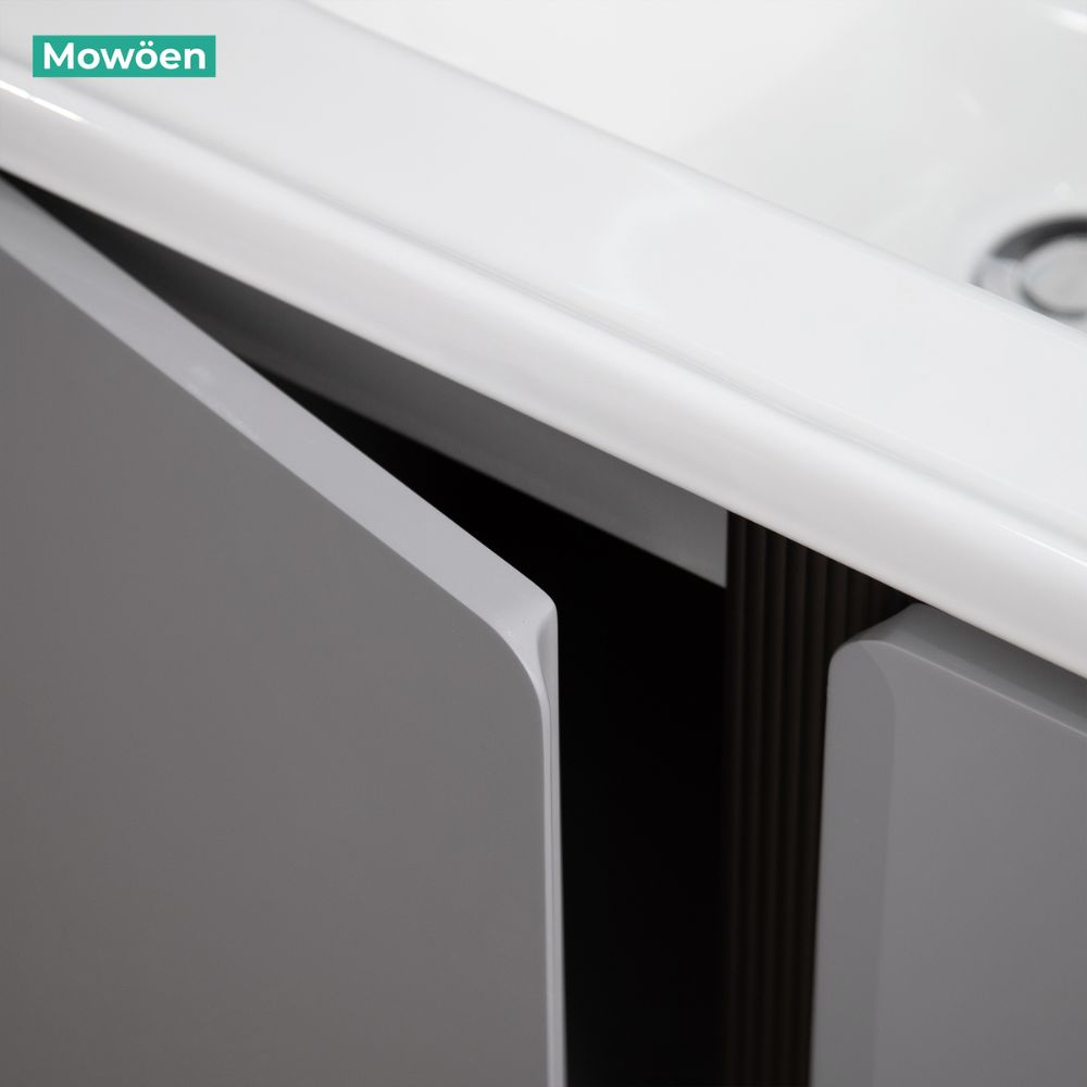 Bộ tủ chậu và tủ gương led size 600 mm MOWOEN MW2705-60PVC