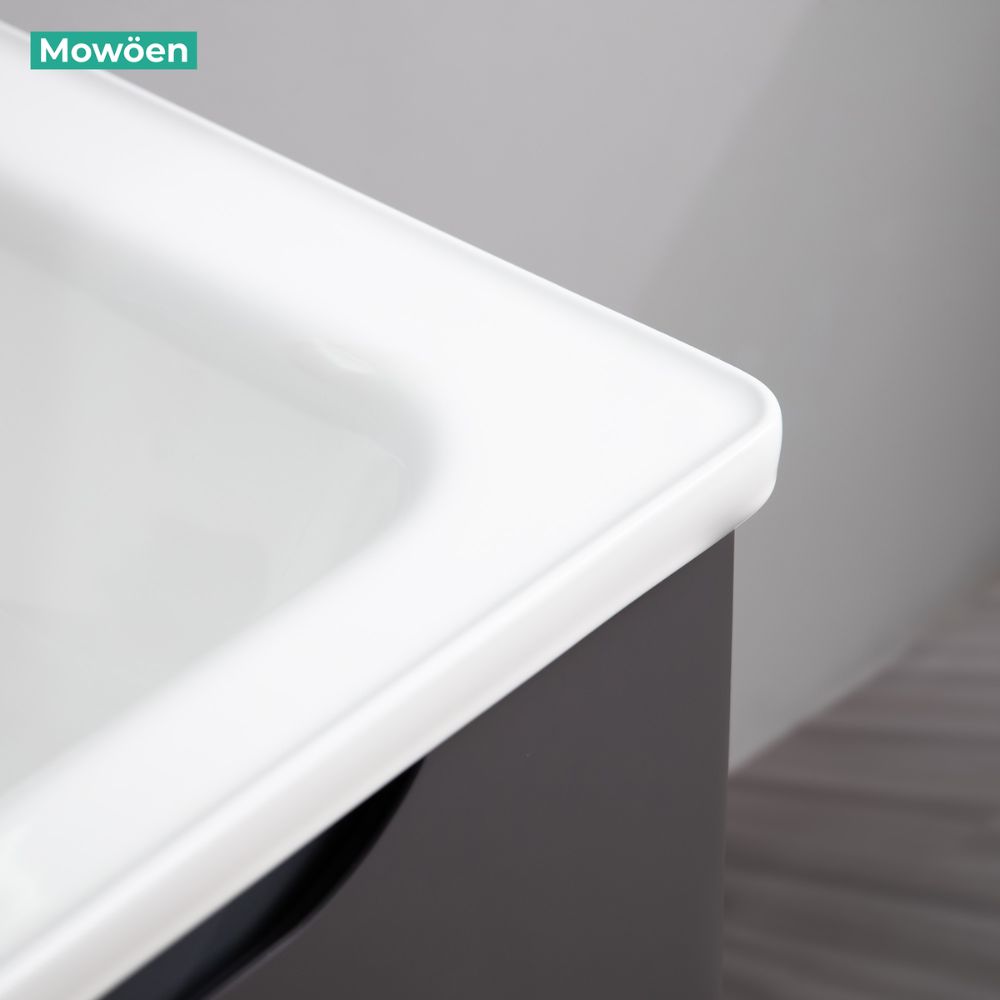 Bộ tủ chậu và tủ gương led size 600 mm MOWOEN MW2706-60PVC