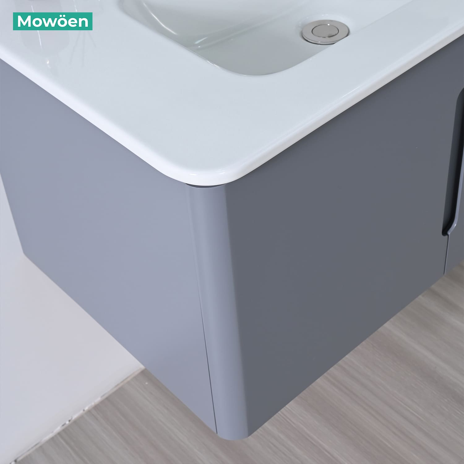 Bộ tủ chậu và tủ gương size 800mm MOWOEN MW2709-80PVC