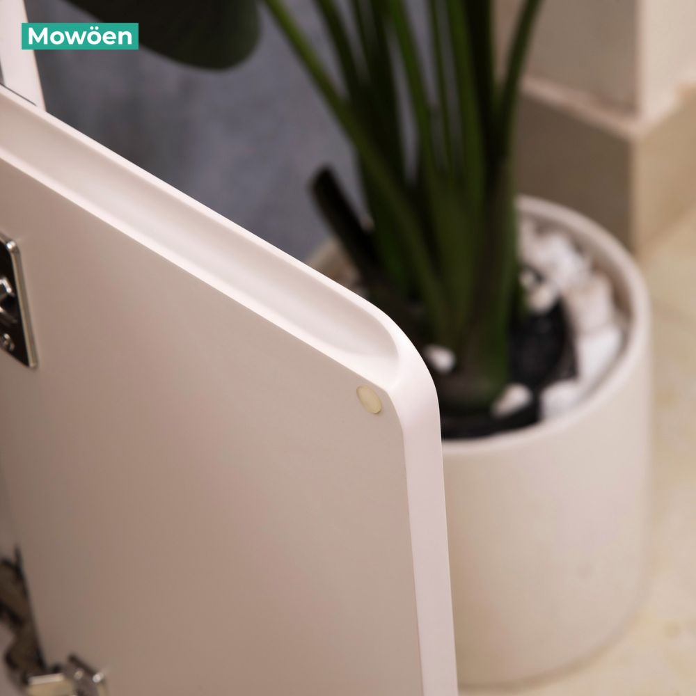 Bộ tủ chậu và tủ gương led size 800 mm MOWOEN MW2711-80PVC