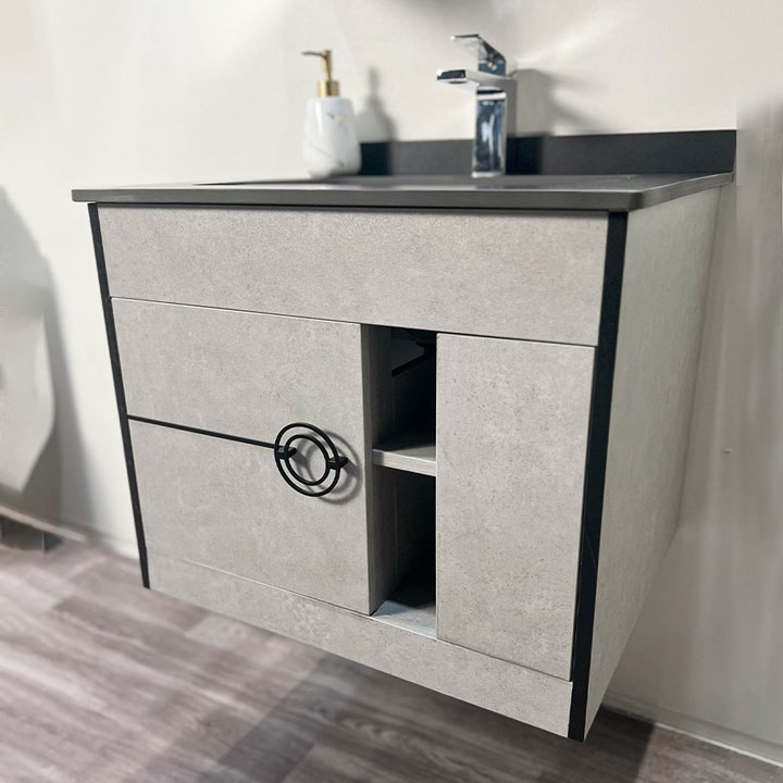 Bộ tủ chậu và tủ gương led size 600mm MOWOEN MW6608-60