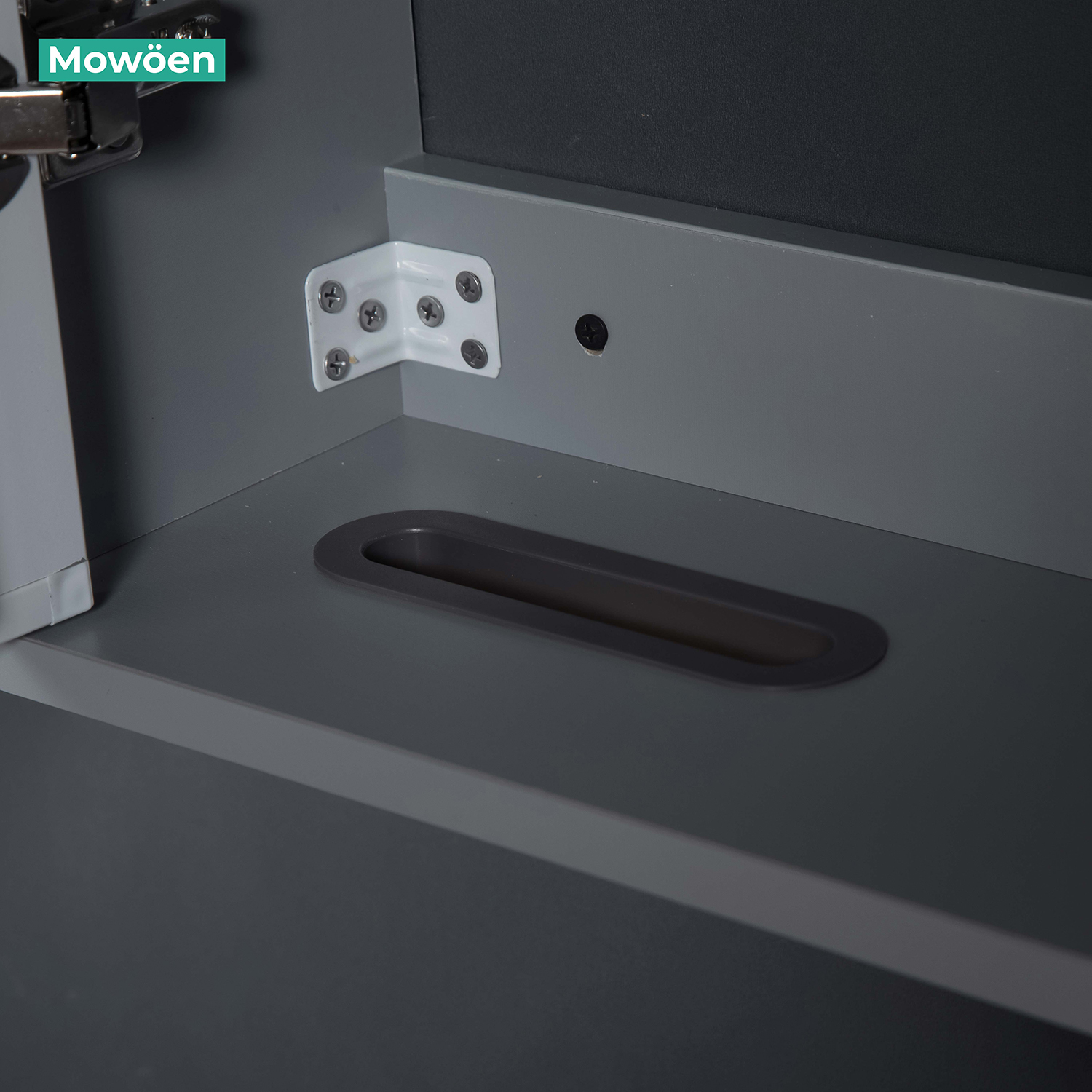 Bộ tủ chậu và tủ gương led size 600mm MOWOEN MW6616-60