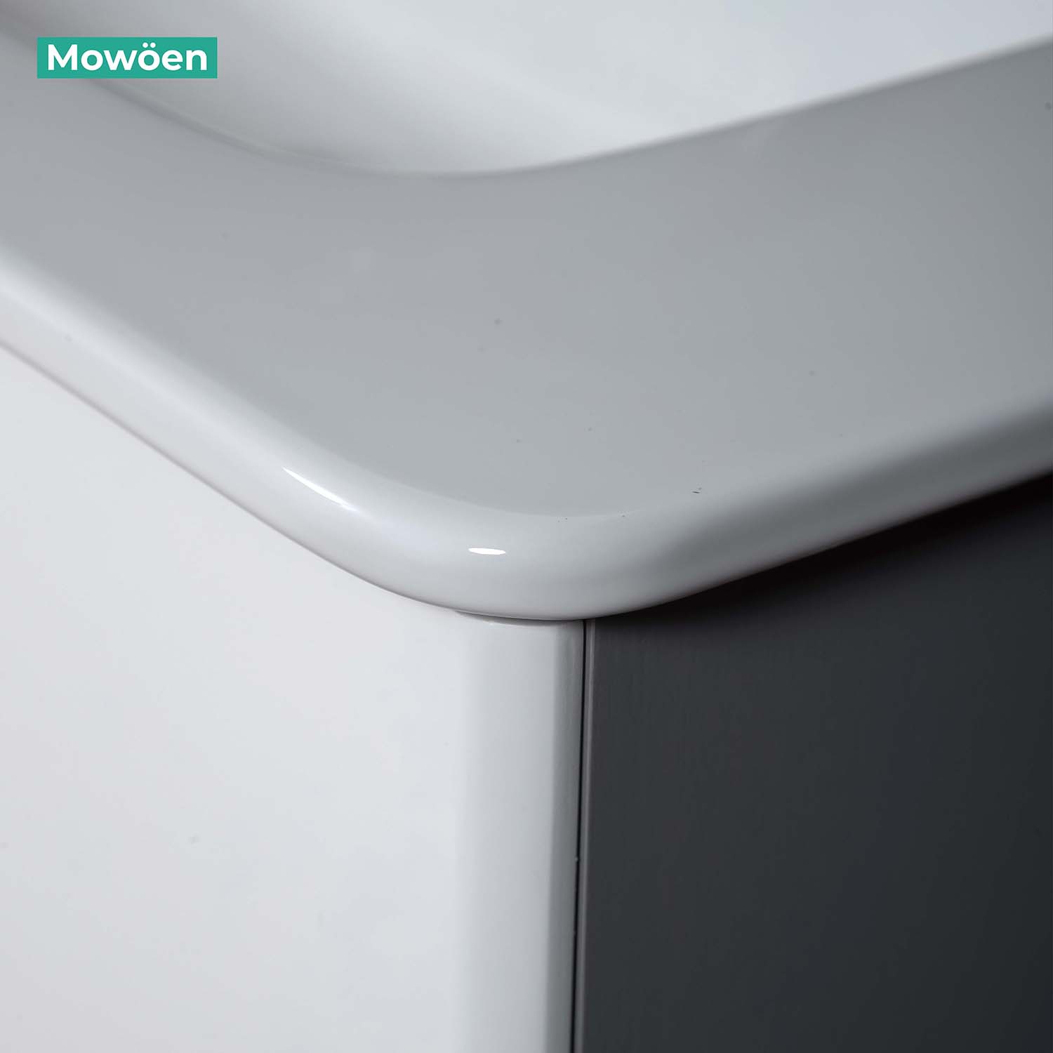 Bộ tủ chậu và tủ gương led size 800mm MOWOEN MW6616-80