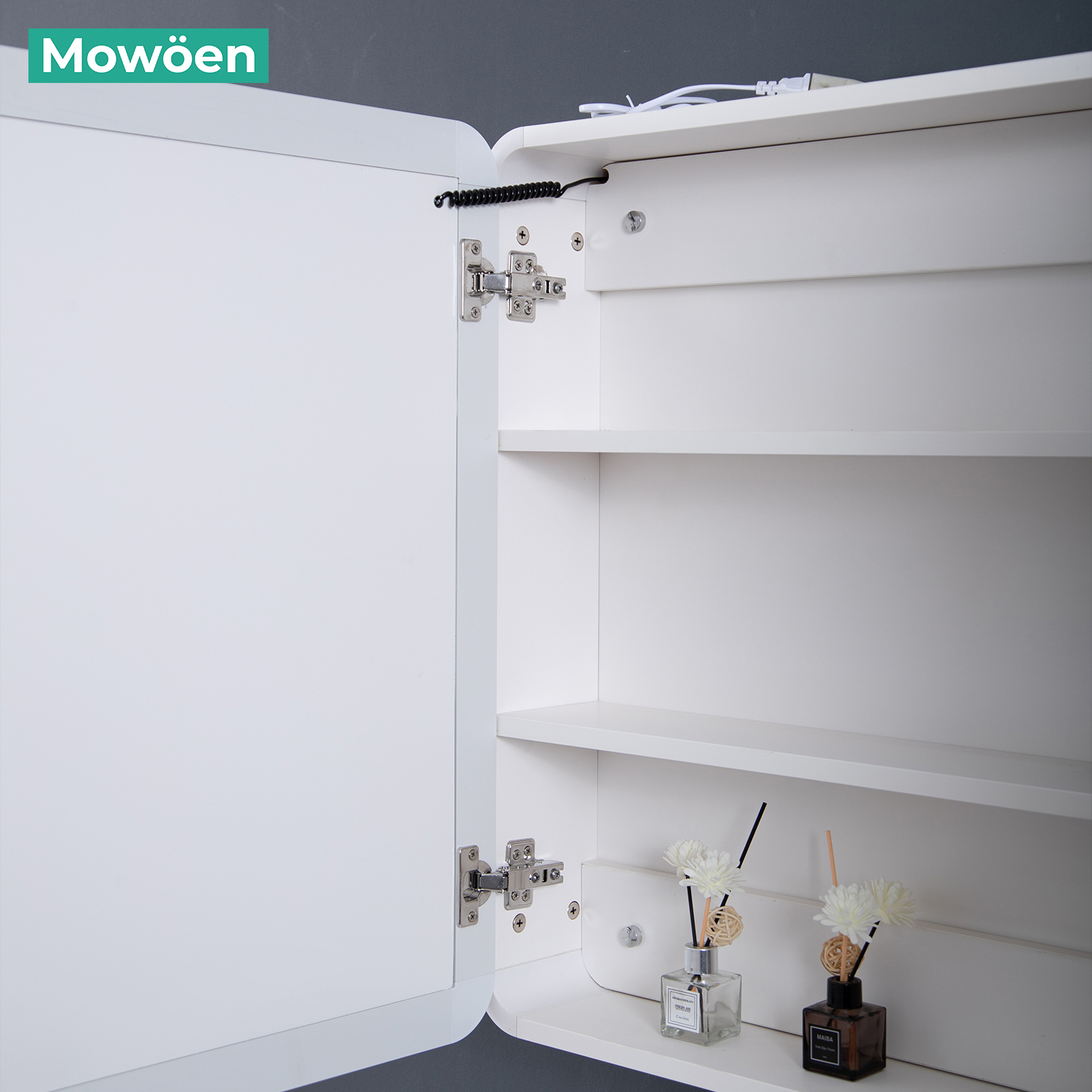 Bộ tủ chậu và tủ gương size 800mm MOWOEN MW6628-80