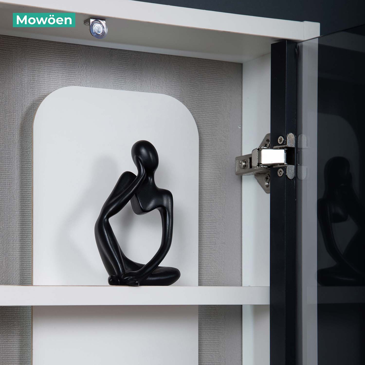 Bộ tủ chậu và tủ gương led size 800mm MOWOEN MW6631-80SB