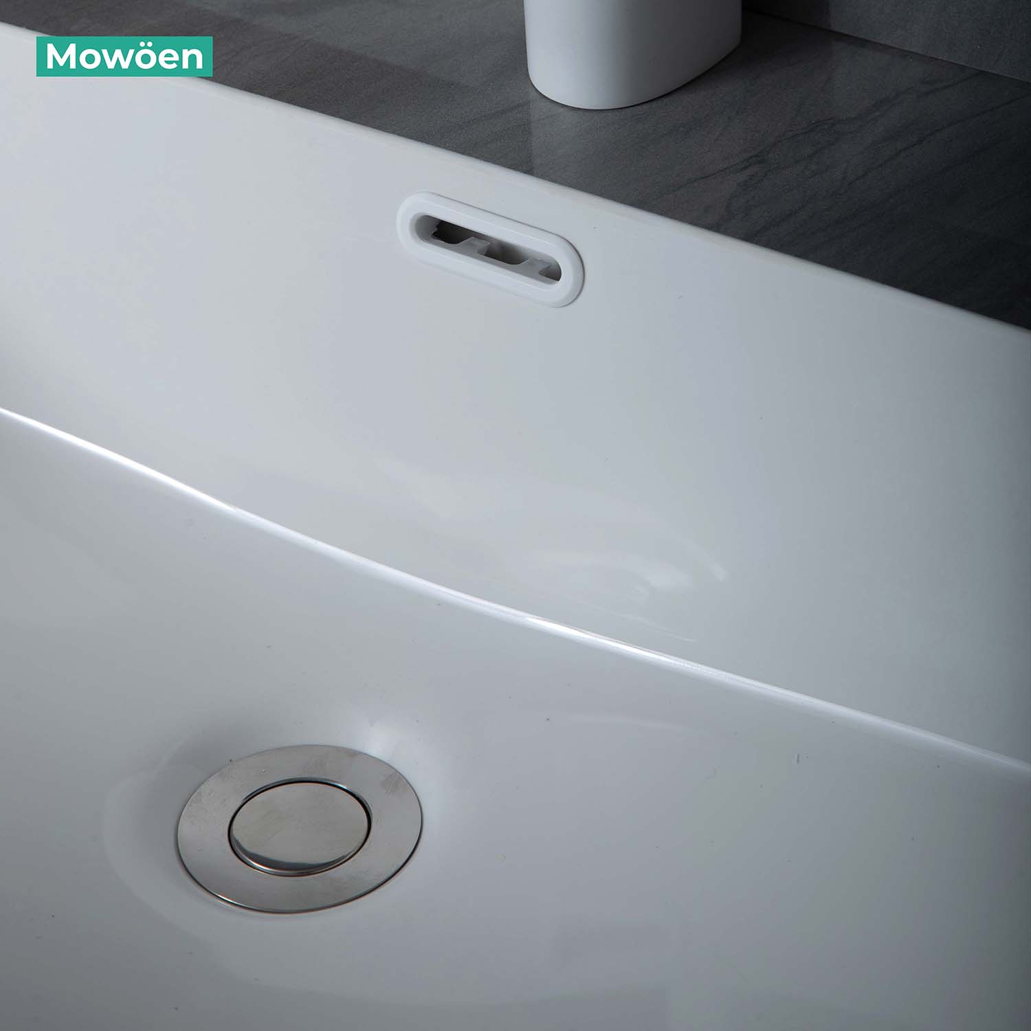 Bộ tủ chậu và tủ gương led size 800mm MOWOEN MW6631-80SB